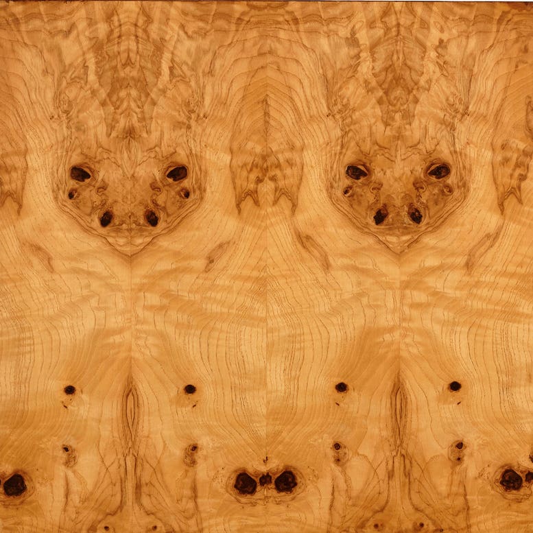 Close-up of a wooden surface with a distinctive grain pattern