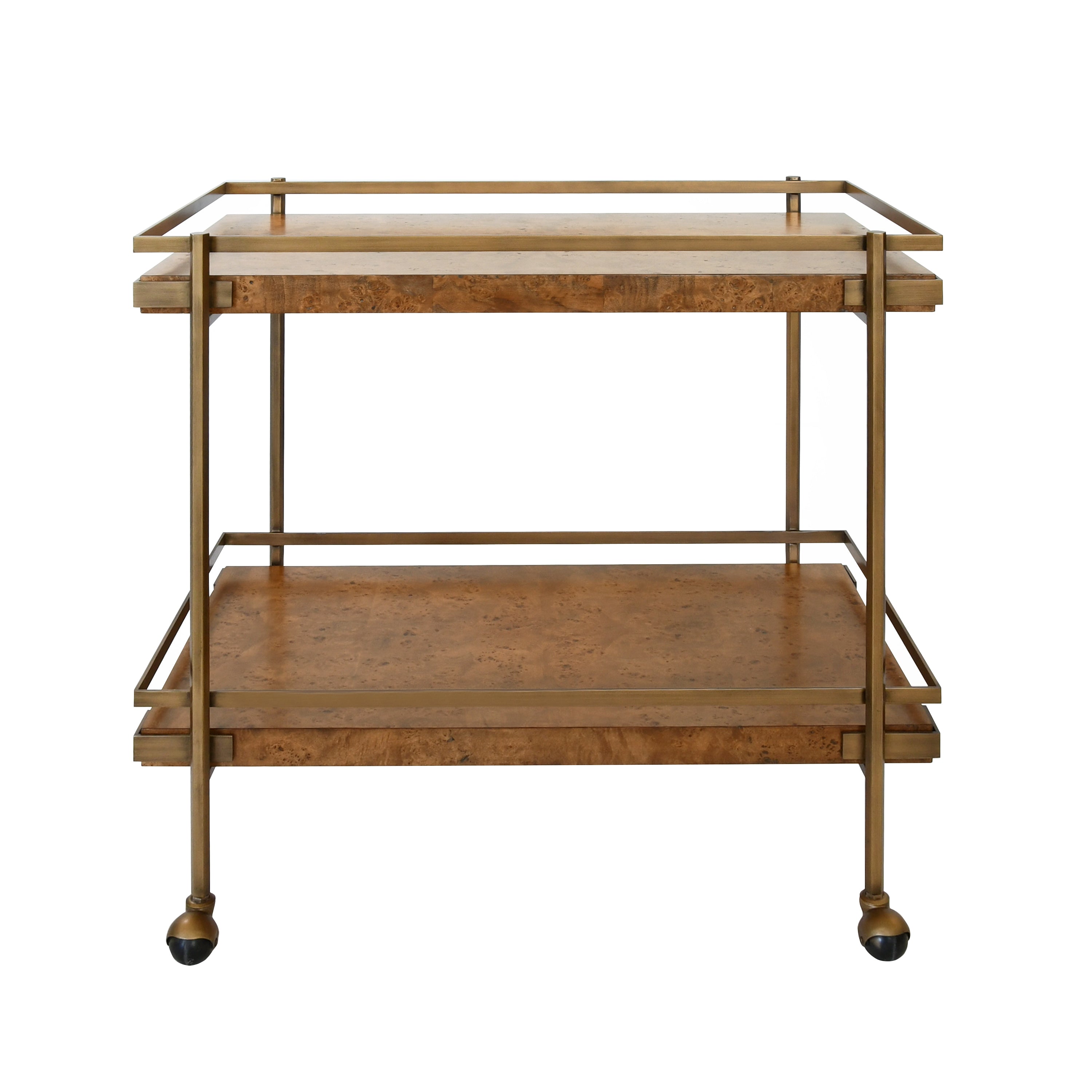 Cash DBW - Antique Brass Bar Cart